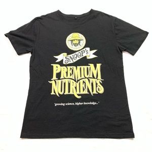 Snoop Dogg Premium Nutrients Black XL Tee Shirt